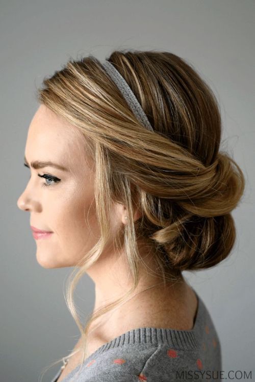 51 Easy Updos For Short Hair to Do Yourself