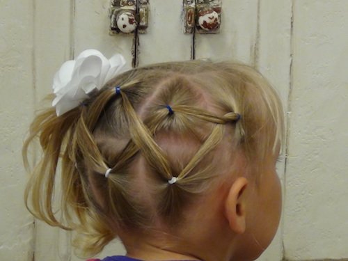 zig zag ponytail