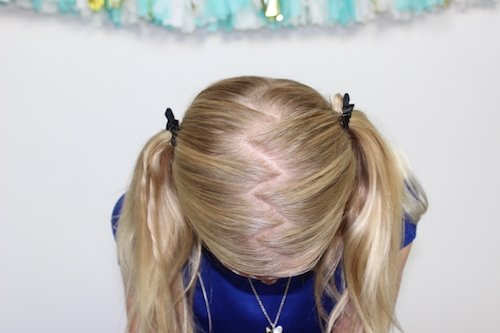 zig zag ponytail