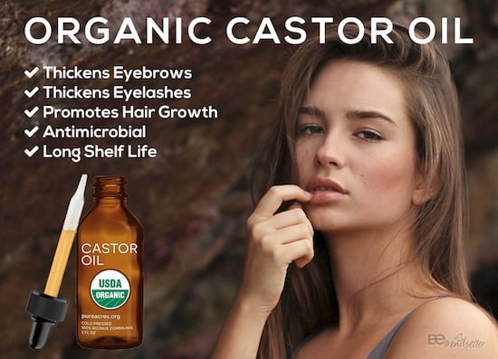 castor oil for eyebrows