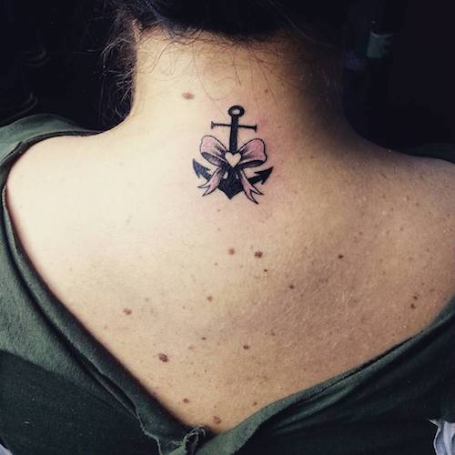 anchor neck tattoo meaning