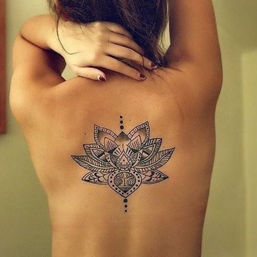 lotus back tattoo meaning