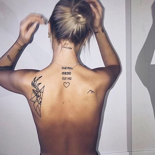 back tattoo meaning