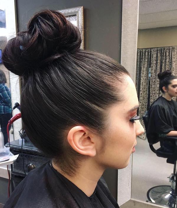 ballerina bun hairstyle