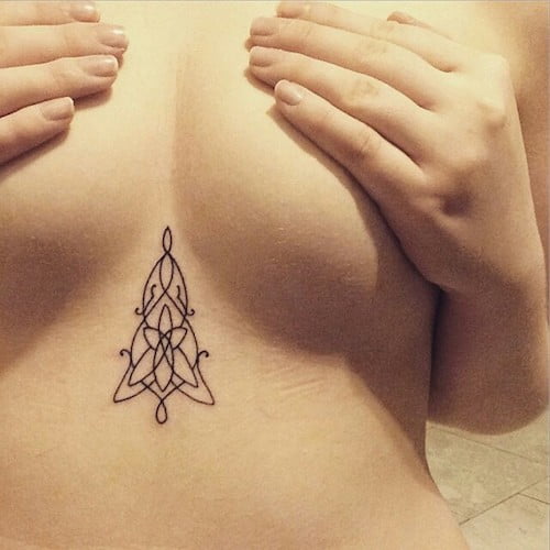 cleavage tattoo meaning