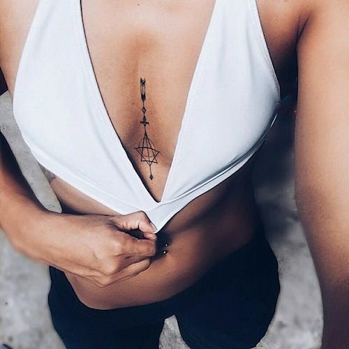 cleavage tattoo meaning