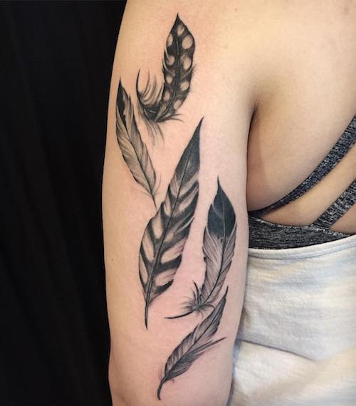 multiple feathers tattoo meaning
