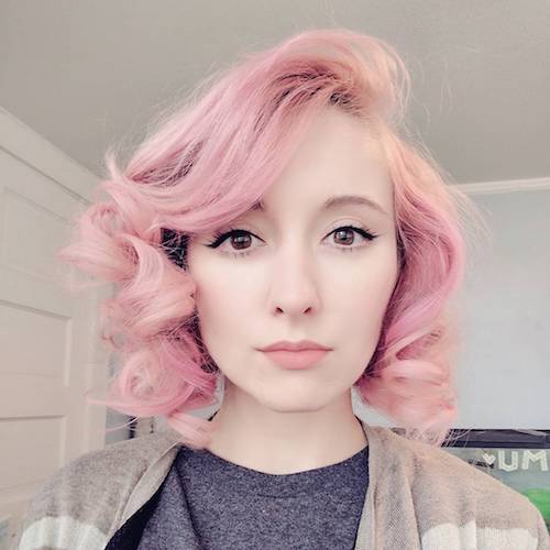 Short Hairstyles Pink