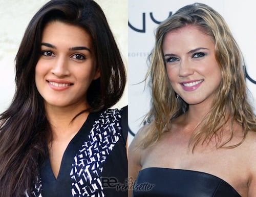 Kriti Sanon and Sara Canning look alike