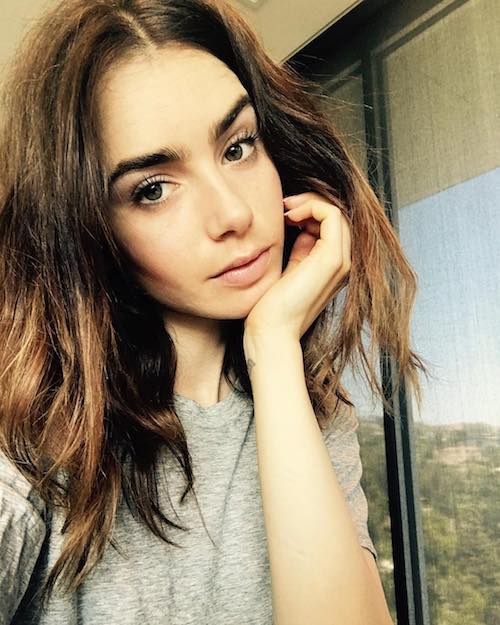 Lily Collins eyebrows