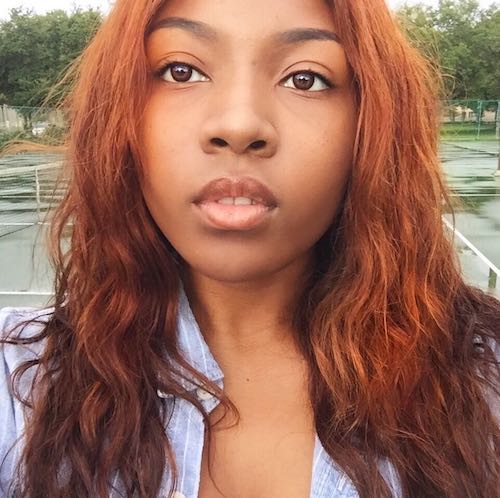 copper hair color for brown skin tone