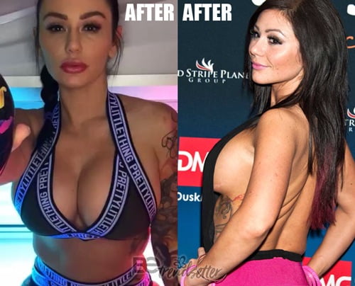 jwoww side boob