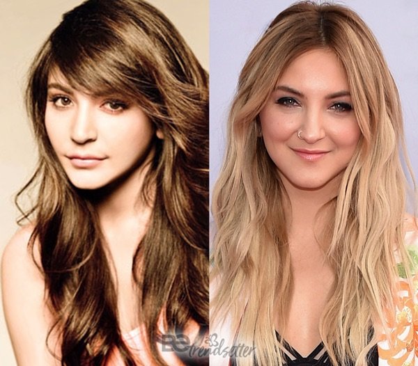 anushka sharma and julia michaels look alike