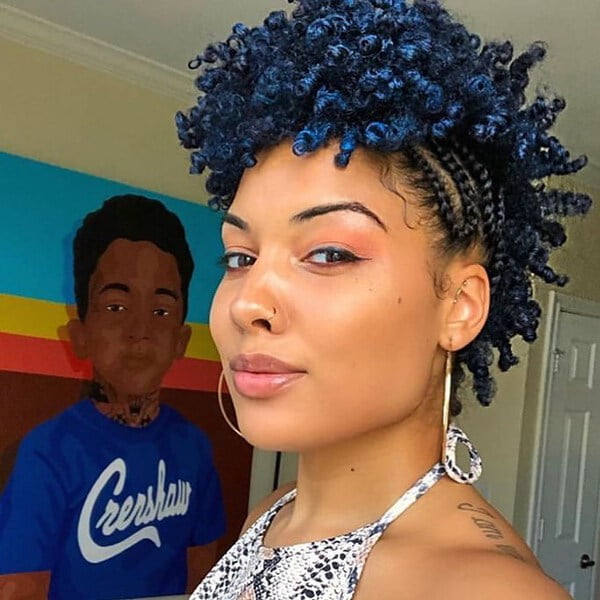 41 Beautiful Blue Black Hairstyles For Women 2019 Part 2